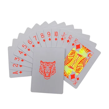 Zgornji Razred Ustvarjalnost Fluorescence Poker Texas Hold ' em, Baccarat PVC Igralne Karte Nepremočljiva Card Poker družabne Igre 2.48*3.46 palčni