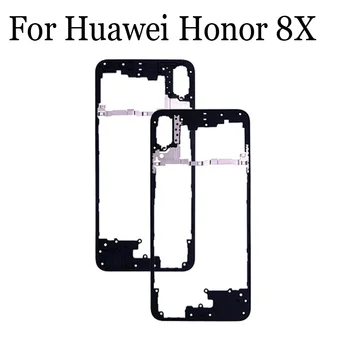 Sprednje Ohišje Ohišje Tablice Zaslon LCD Faceplate Okvir (Brez LCD) Za Huawei Honor 8X Sredini Okvirja Stanovanja Za Huawei Honor 8 X