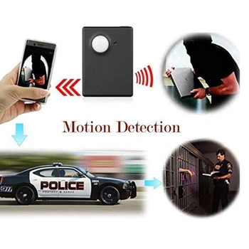 Mini X9009 GPS Tracker Smart Wireless PIR Detektor Gibanja Senzor za Podporo HD Kamera SMS, MMS GSM Anti-theft Alarmni Sistem Mirco USB
