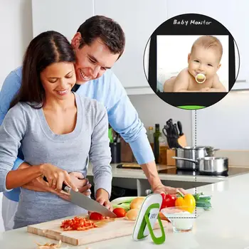 Brezžični Baby Monitor Digitalni LCD Night Vision 2-Način Govori Video IR LED nadzorovanja Temperature Malčke Baby Kamera