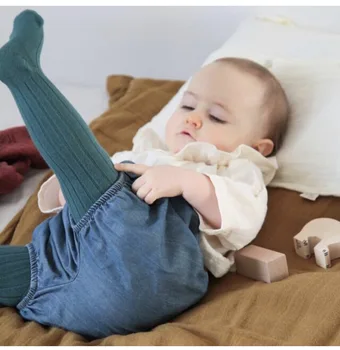 2020 Clo Nove Jesensko Zimske hlačne Nogavice za Dekleta Bombaž Pantyhose Otrok Baby Dekle Nogavice Soft Dihanje Pletene Nogavice