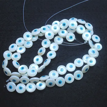 1 niz narave lupina kroglice z izdelavo oko, okroglo obliko 10 mm 12 mm biserovine kroglice pribor nakit komponente debelo