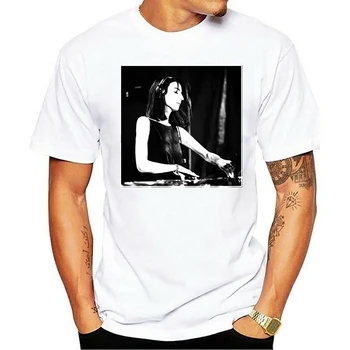 2021 Modni T-shirt Smešno Natisnjeni Moške O-vratu Amelie Objektiv Mešanje Ženske bombaž