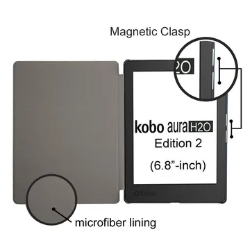 Smart Cover Primeru Za Kobo Aura H2O številka 2 (za 6,8