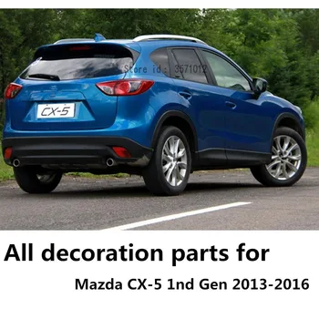 Za Mazda CX-5 CX5 2013 2016 Avto nalepke stolpec vrata Avdio Govorijo Okno Vetrobransko steklo Strani trikotnik, žarnice trim 2pcs