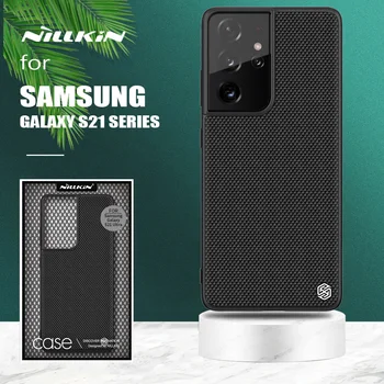 Za Samsung Galaxy S21 Utlra Primeru Nillkin 3D Teksturo, Najlon Ultra tanek Hrbtni Pokrovček Telefona Ohišje za Samsung Galaxy S21 Plus 5G
