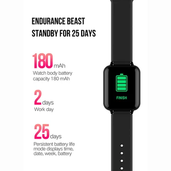 Imosi B57 Pametne ure Nepremočljiva Šport za iphone telefon Smartwatch Srčnega utripa, Krvnega Tlaka Funkcije Za Ženske, moške