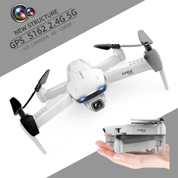 S162 brnenje rc dron GPS 4K quadcopter WIFI FPV let 20 minut oddaljen 500m pametno vrniti igrače PK SG907 pro S167 F8, X81