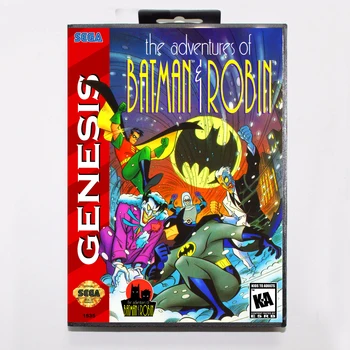 Avanture Batman In Robin Igra Kartuše 16 bit MD Igra Kartice Z Drobno Polje Sega Mega Drive