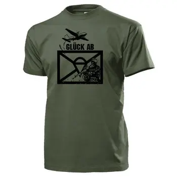 Novost Hip Hop Rock T-Majice Moške Gluck Ab Deutscher Fallschirmjager Bundeswehr Bund Bw G3 Transall-T Shirt #17001Muscle Majica