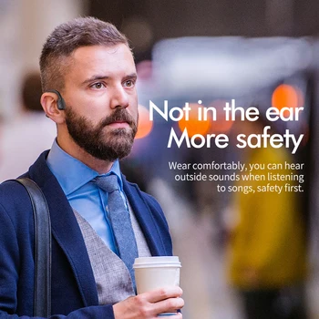 HOCO Prevajanje po Zraku Bluetooth Brezžične Slušalke Stereo Slušalke Športne Slušalke Titana Vodotesne slušalke Tekočo Vožnjo