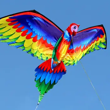 3D Papiga Kite Eno Linijo Leteči Zmaji z Repom in Ročaj Kite Otrok, ki Plujejo pod Ptice Zmaji Windsock Prostem za Odrasle in Otroke