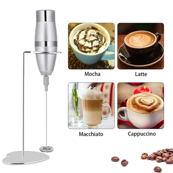 Mleko Mešalnik - Mleko Frother, Električni Ročni Peno S Kavo, Za Kar Lattes Kave, Cappuccinos, Vroče Čokolade, Kot Creamer In