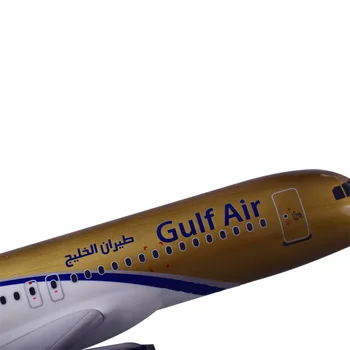 37 cm Smolo, Gulf Air Model Letala A320 Letalo Airbus Model Mednarodnega Letalstva Zalivu Airlines Airways Letalo A320 Model Igrače