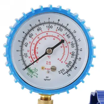 Visoka Kakovost Merilnik Tlaka klimatske naprave Hladilno sredstvo Napolnite Tester Mater, Manometer, Primerni za R410A R22 R134A R404A