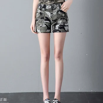 Debelo Visoke kakovosti 2020 poletje moda prikrivanje hlače,ženske priložnostne camo tovora hlače vojske vojaške vroče hlače W484