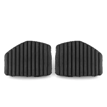 1 Par Black Anti-skid površine design Sklopka Zavorni Pedal Gume Kritje Za Peugeot/Citroen 1007,207/208/2008/301/307/308/508