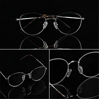Eyeglass Nos Blazinice, 15 mm Anti-Slip Mehki Silikonski Zračne Komore Eyeglass Nos Blazinice, Očala Popravilo Kit 10Pairs