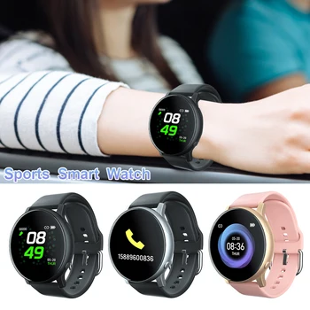Multifunkcijski Pametno Gledati Žensko Fitnes Tracker Sport Zapestje Gledati Srčnega utripa Smartwatch Za Android IOS Dodatki
