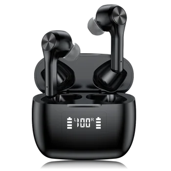 T9 TWS Brezžične slušalke bluetooth 5.0 Slušalke Nepremočljiva Šport Stereo HI-fi Čepkov Power LED Zaslon Gaming Slušalke PK f9 tws