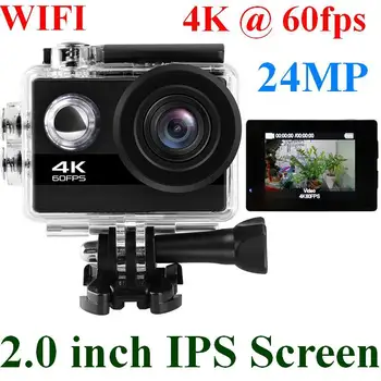 24MP Wifi delovanje Fotoaparata Ultra HD 4K 60fps 2.0