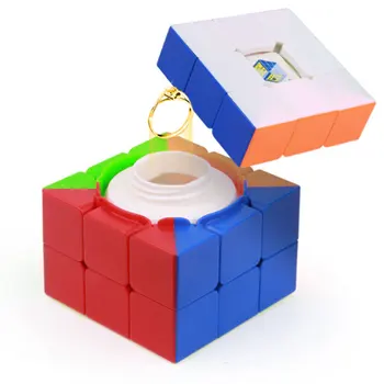 Yuxin Zhisheng zakladnico čarobno hitrost cube črna/stickerless puzzle shranjevanje kocke presenečenje kocka izobraževalne igrače za otroke