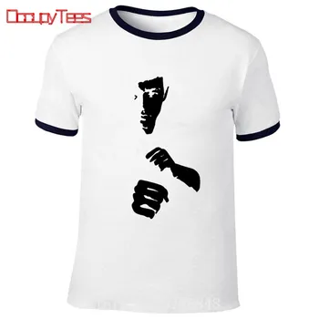 Vintage Kung Fu Klasični Kralj majica s kratkimi rokavi Moški Kitajski Zmaj Brucee Lee T-Majice Jeet Kune do-ja Pobudnik Tshirt Hollywoo Legenda Oblačila