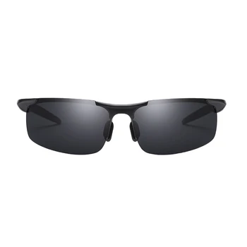 Aluminijast Okvir Vožnjo sončna Očala Moških Polarizirana Športna sončna Očala Moški UV400 Polaroid Retro Sunglass, Anti-glare Očala Letnik