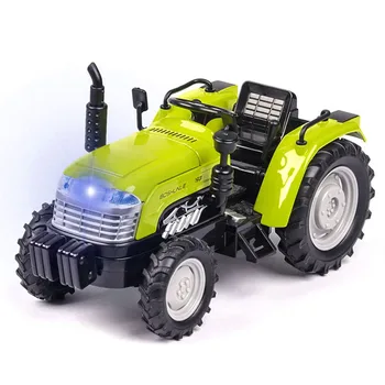 1:32 Zlitine Kmetiji Traktorja Modela Avtomobila Kovinski Diecast Igrača Vozil Zbirka Simulacije Zvoka, Svetlobe Avto Igrača Dekoracijo Otroci Avto Darilo