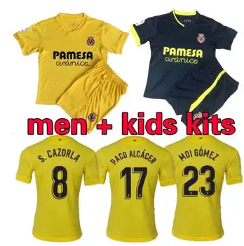 20 21 Villarreal PRIM Futbol 2020 2021 Doma Paco Alcacer s bacca FORNALS Anguissa EKAMBI IBORRA S. CAZORLA Priložnostne Majice T-Shirt Fut