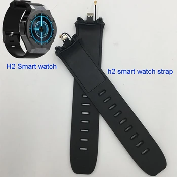 Original h2 smartwatch pametno ročno uro watch uro ura uro plastičnih blackcover črni pokrov primeru trak pasu za h2 phonewatch