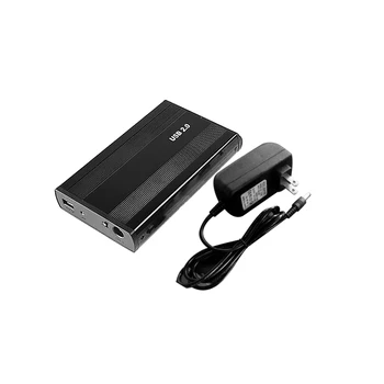 3.5 cm IDE Trdi disk Kartuše Primeru HDD USB 2.0 Aluminij zlitine Trdi Disk, Ohišje z Oskrbo z električno energijo Visoke Kakovosti