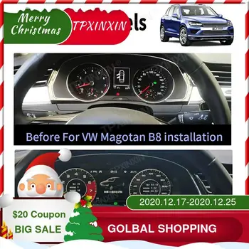 Za VW B8 PASSAT CC golf 7 GTI Varianta Avto LCD armaturne Plošče Zamenjava nadzorni Plošči Zabava pametna Večpredstavnostna