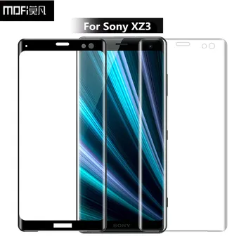 SFor Sony Xperia XZ3 6.0 palčni Kaljeno Steklo Original MOFI 3D Screen Protector Za Sony Xperia XZ 3 Polno Screeen Pokrov Steklo