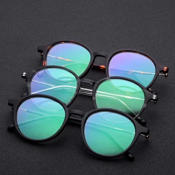 Vintage Acetat Kovinski Anti Modra Svetloba Eye Glasses Žarki Blocker Zaslon Protection Des Lunettes Gaming Oculos Lentes Brille Buljiti