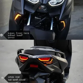 Spremenjeno Motocikel xmax 300 250 spredaj zadaj rep svetilko vklopite signalna luč ščit kritje lupini za yamaha xmax 250 xmax 300 2017 2018