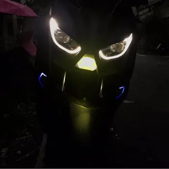 Spremenjeno Motocikel xmax 300 250 spredaj zadaj rep svetilko vklopite signalna luč ščit kritje lupini za yamaha xmax 250 xmax 300 2017 2018