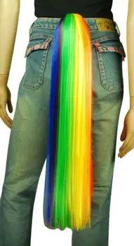 Moj Mali Ponija Rainbow Dash Cosplay Lasuljo Multi Color Toplote Resistanct Sintetičnih Las Cosplay Kostumi, Lasulje + Lasuljo Skp