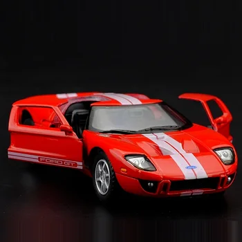 Visoko Simulacije Lepe Diecasts & Igrača Vozil KiNSMART Avto Styling 2006 Ford GT Superšportnega 1:36 Zlitine Modela Avtomobila Potegnite Nazaj Avtomobilov