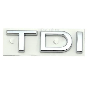 Novo Pristno Zadaj Logotip 3.0 TDI Chrome Značko Avto Emblem Nalepke Nalepke A3 A4s4 A5s5 A6 A7 A8 V5 V7
