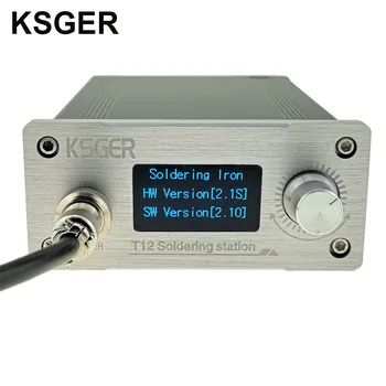 KSGER STM32 OLED V2.1S DIY T12 Električna Spajkalna Železa Postaja FX9501 Zlitine Spajkanje Ročaj Temperaturni Regulator Varjenje Orodje