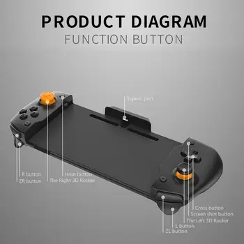 Za Nintendo Stikalo Ročni Krmilnik Oprijem Gamepad Dvojne Vibracije Motorja Vgrajen 6-Axis Gyro Znoj-Dokazilo Design