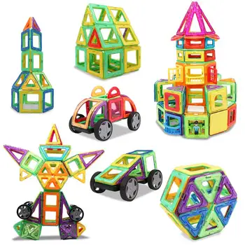 22-89 kos z Magnetnim gradnik set plastičnih magnetni gradnik otrok izobraževalne igrače, ustvarjalne igrače, ki so odporni na obrabo,
