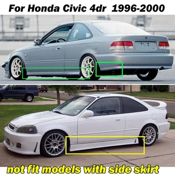 Za Honda Civic Sedan Coupe 96-00 Spredaj Zadaj Blato Zavihki Splash Varovala strani Blatniki