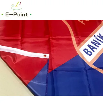 Češka Republika FC Banik Ostrava 3 m*5 m (90*150 cm) Velikost Božični Okraski za Dom Zastava Banner Darila