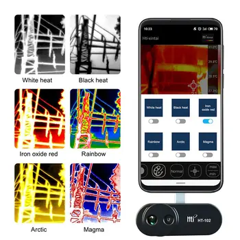 Mobilni Telefon Toplotne slike kamera z Video Podporo in Slike Snemanje Za Android Tip-C (AF-102 Infrardeči vmesnik z Visoko Ločljivostjo