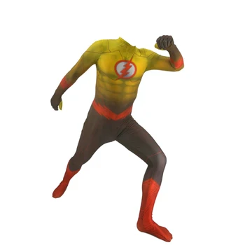 Flash Cosplay Kostum Sezona 2 Barry Allen Justice League Odraslih Halloween Party Zahvalni Božični Kostum Cosplay