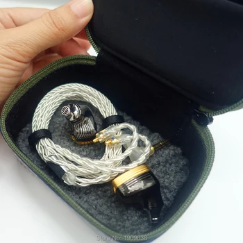 Ročno narejene usnjene Kašmir slušalke polje, slušalke, ušesni Čepi težko shranjevanje Primera vrečke za Avdio UE In vse blagovne znamke slušalke
