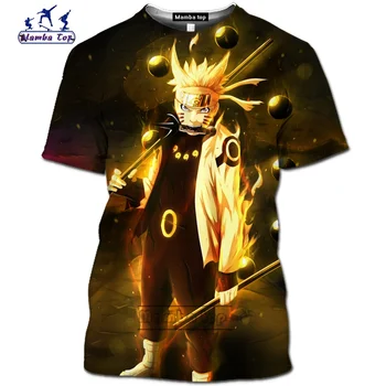 Mamba vrh 3D tiskanja Anime Naruto Rokavi moški itachi Kratka Sleeved smešno moške Majice Cosplay tee Priložnostne uchiha akatsuki Telovadnici majica