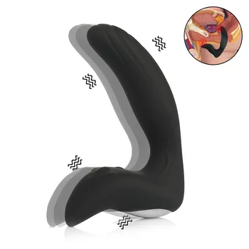 Polnjenje po vmesniku USB 10 Frekvenca Prostate Massager G-Spot Stimulacije Vibrator Analni Čep Orgazma Užitek Adult Sex Igrače za Moški Ženska